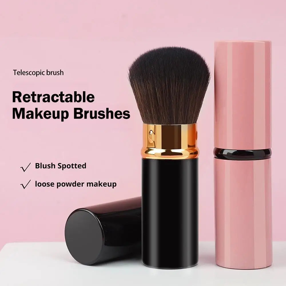 Professional Makeup Brushes Retractable Blusher Powder Foundation Face Concealer Kabuki Makeup Brush Cosmetic Tools ﻿