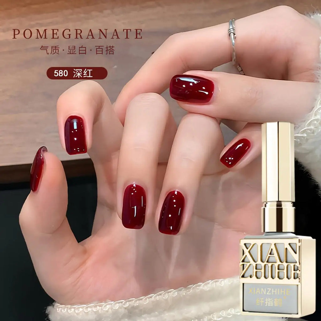 Autumn Winter Chocolate Brown Nail Polish Gel Maillard Caramel Color Gel Nail Supplies for Professional Nail Art DIY Nail Salon