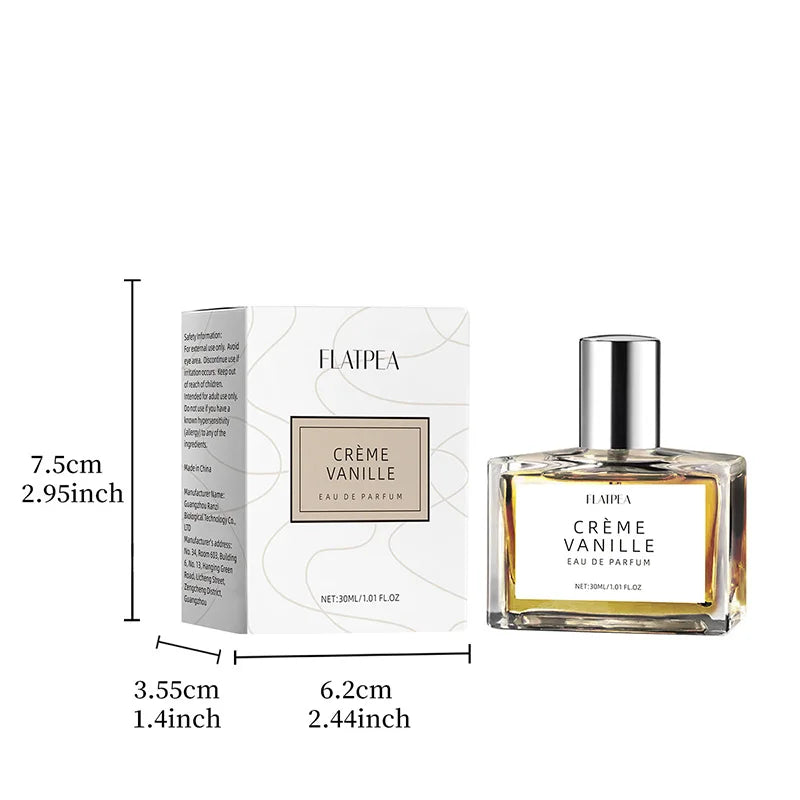 Caramel Vanilla Perfume High-end Gourmand Scent Creamy Honey Sweet Scent Body Spray Long-lasting Fresh Unisex Eau De Toilette