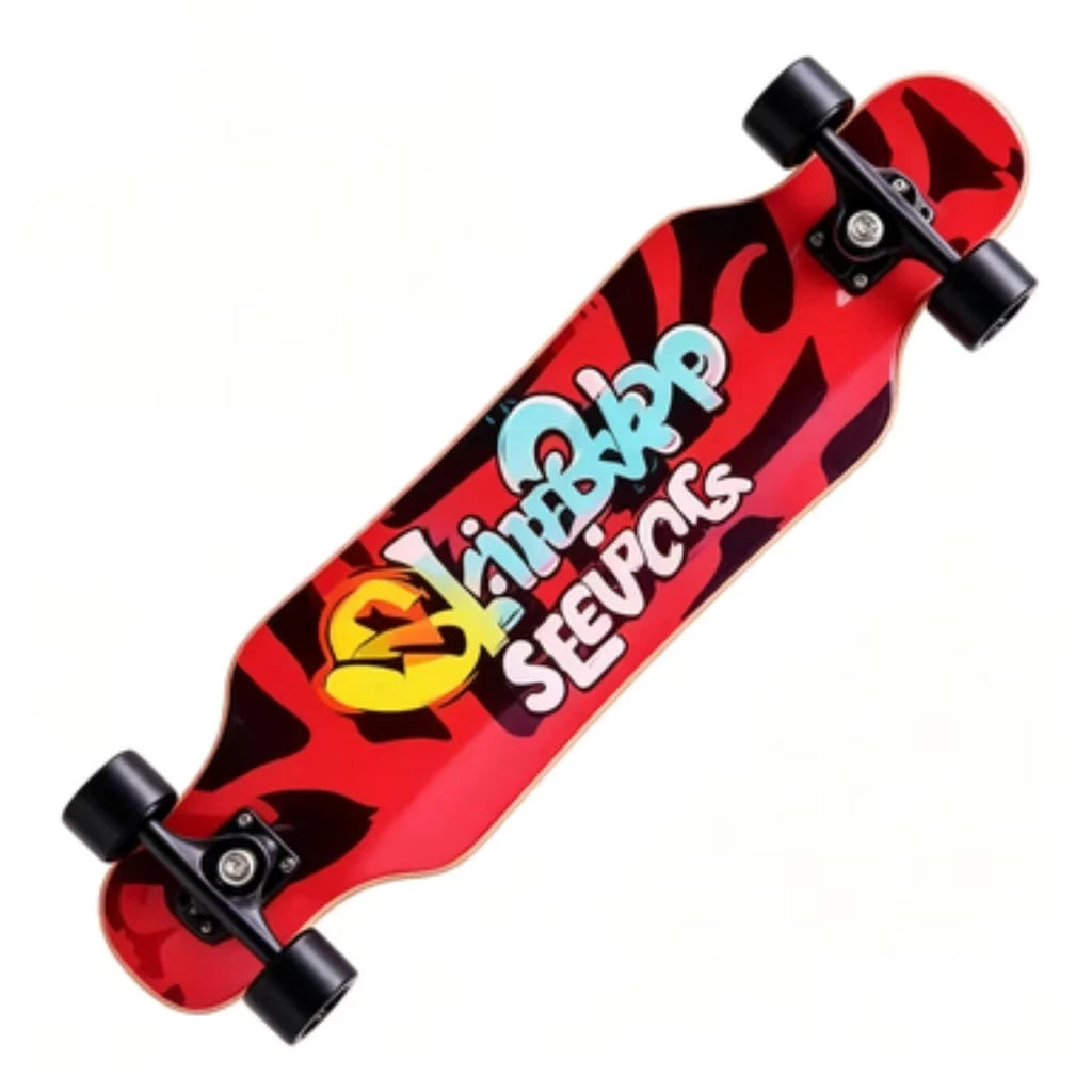 80CM Four Wheels Longboard Dancing Board Adult Street Riding Professional Beginner Freestyle Skateboard