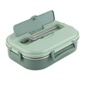 Stainless Steel Lunch Box 4‑Grid Portable Box Food Storage Container for Student Adult Dinnerware Food Storage Container