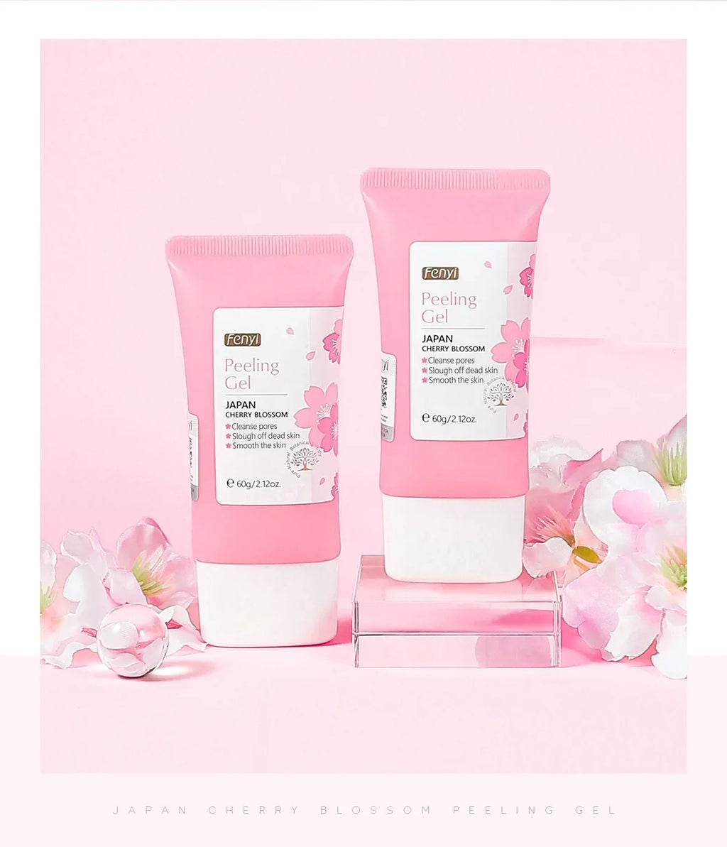 Facial Exfoliating Gel Deep Pore Cleansing Face Scrub Brightening Moisturizing Soothing Skincare Dry Oily Combination Skin