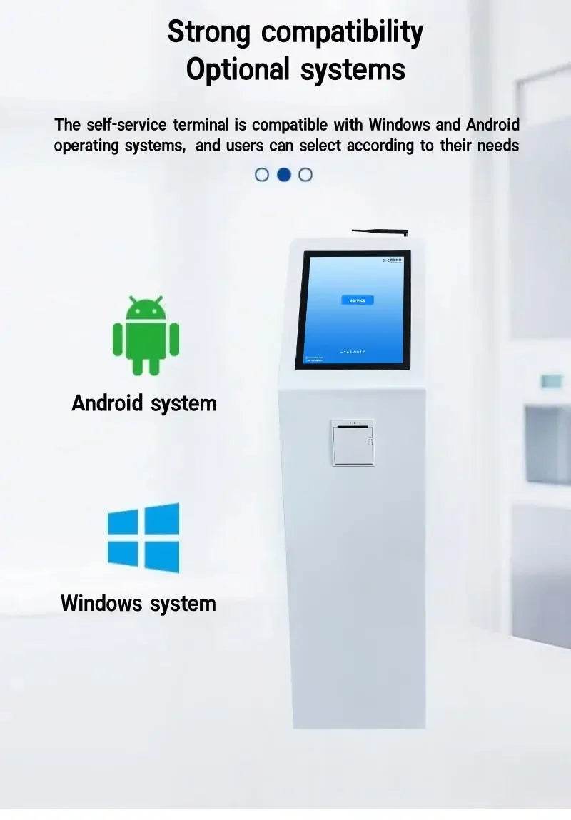 Touch Screen Self-Service Kiosk for Hospital Fastfood Banking Government Queue Management with Token OEM ODM