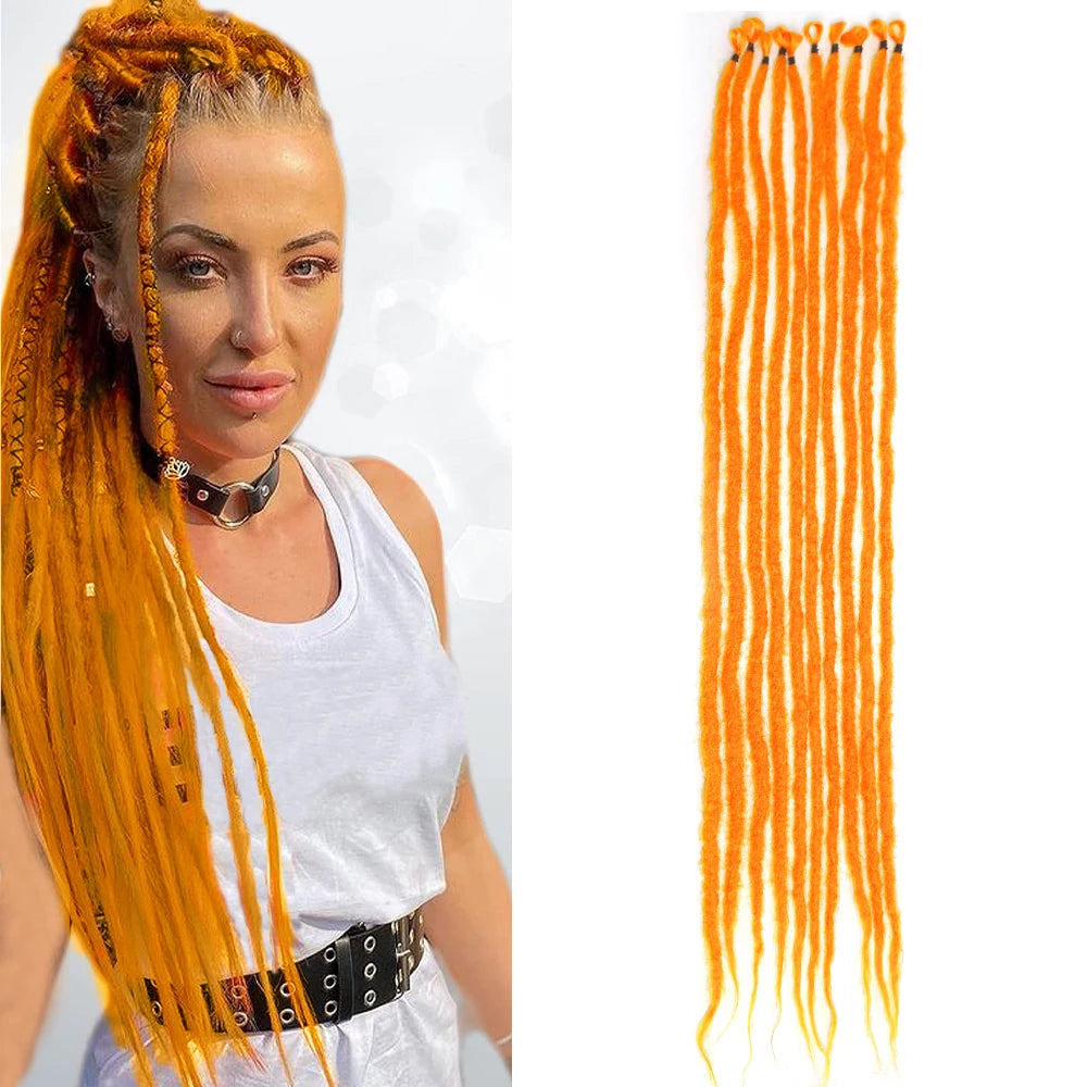 Dreadlock Extensions 26" Synthetic Dreads Crochet Reggae Dreadlocks Green 1pack/3packs/6packs