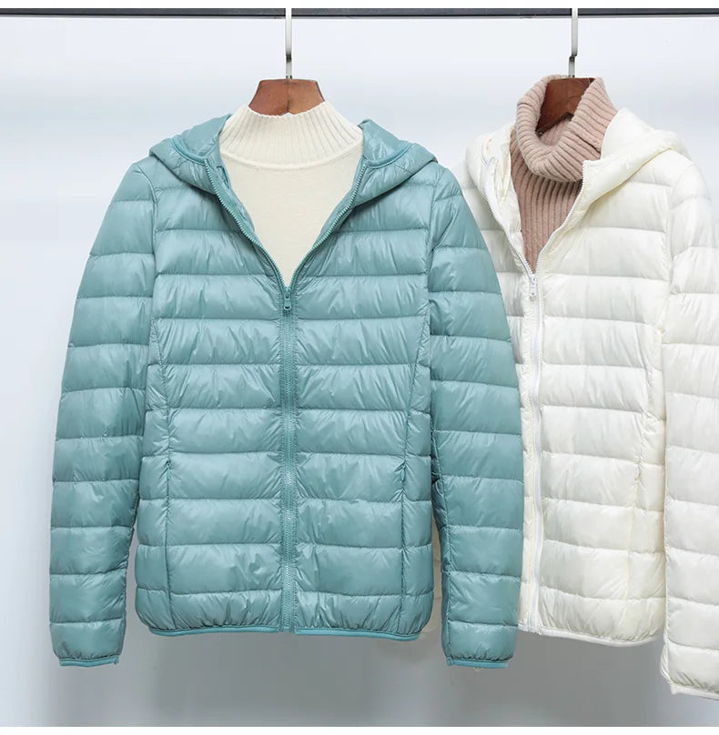Spring Autumn Women Jackets 2024 Winter Female White duck down Jacket Fashion Ultralight Women Parka Packable Casual Puffer Coat