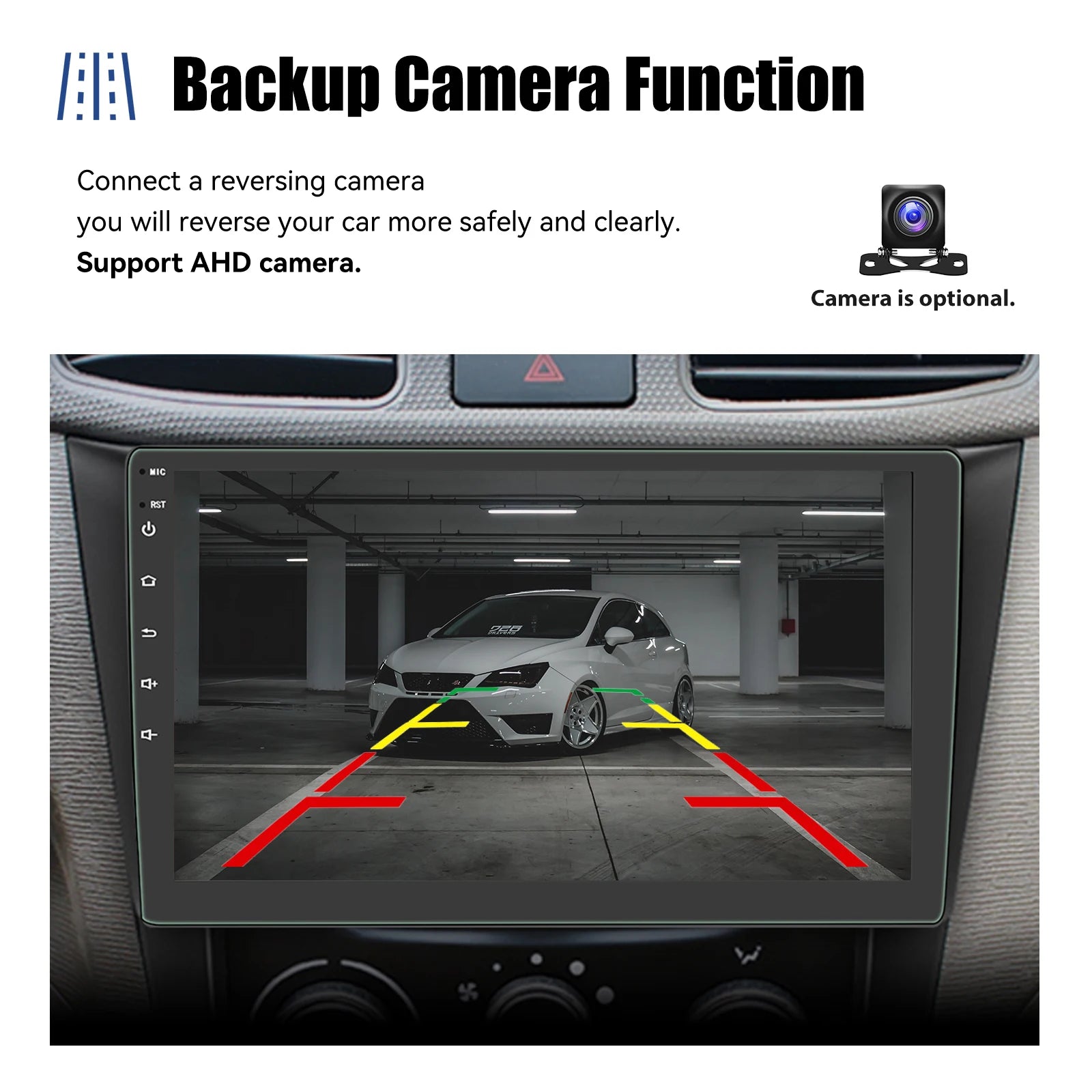 ESSGOO 7"/9"/10“ 2 DIN Android 14 4+64G Car Stereo Carplay Android Auto GPS Navi Bluetooth FM RDS Radio WIFI Touchscreen ChatGPT