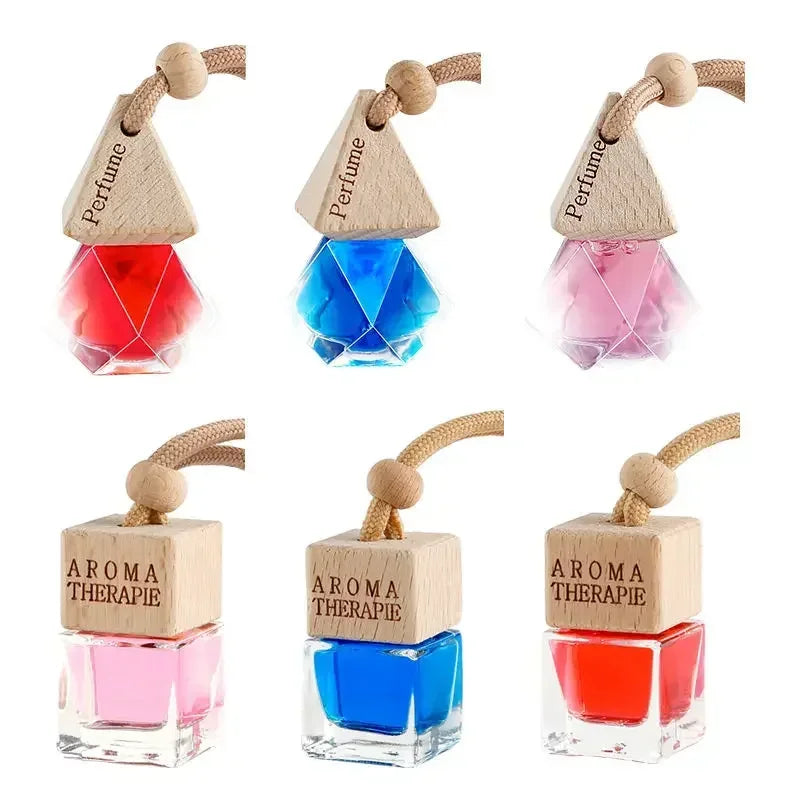 Car Aromatherapy Fragrance Pendent Bottle Perfume Diffuser Long-lasting Fragrance Air Freshener Car Accessories Interior