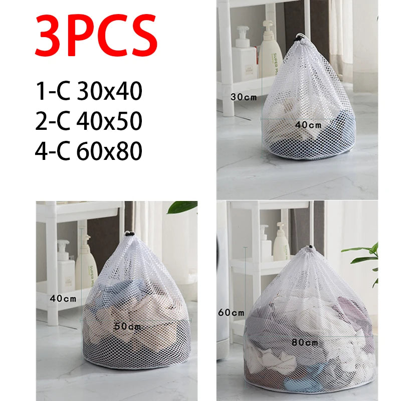 Net Washing Machine Dirty Clothes Dirty Laundry Bag Washable Mesh Pranya Bag Net for Washing Machine Bags Clothes