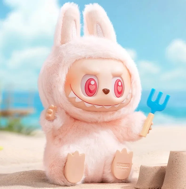 POP MART Labubu Blind Box The Monsters Have A Seat Vinyl Plush Pendant Keychain Bag Charm Cute Doll Mystery Box Kawaii Gift