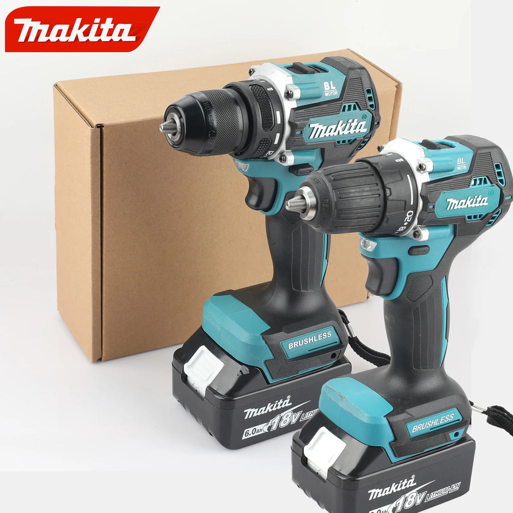 Makita DDF487 18V Brushless Screwdriver Electric Drill Impact Drill of Decoration Team Power Tools for Makita 18V Battery,10mm