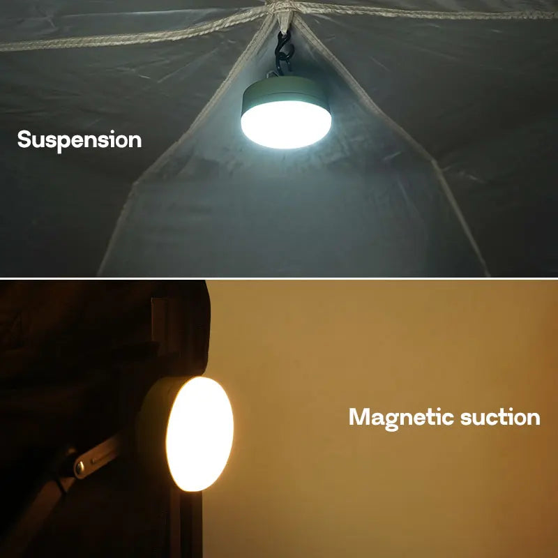 MOSLIGHTING Outdoor LED Camping Light 4 Modes MiNi Portable Hang Tent Lamp USB Rechargeable Portable Waterproof Emergency Light