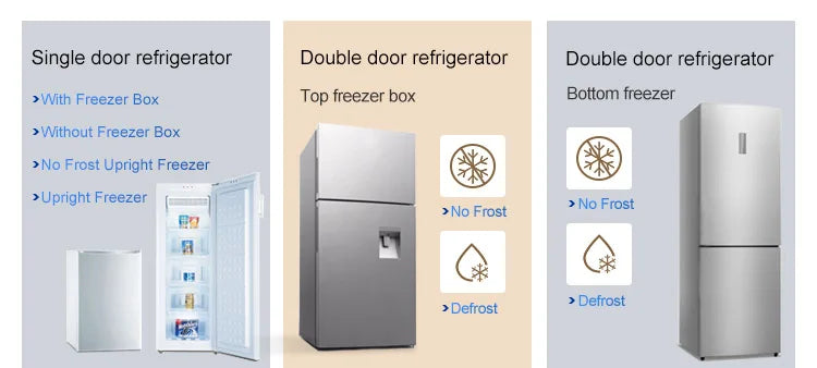 500L Manufacture Single Door Home Use Big Capacity Fridge Single Door