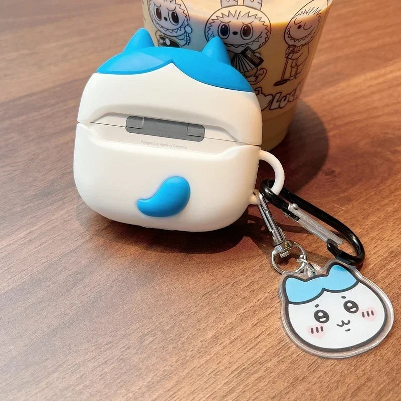 Cute Cartoon Anime Chiikawa Earphone Case For Airpods 5 1 2 3 4 Pro 2 3 Wireless Bluetooth Headset Protective Soft Slicone Cover