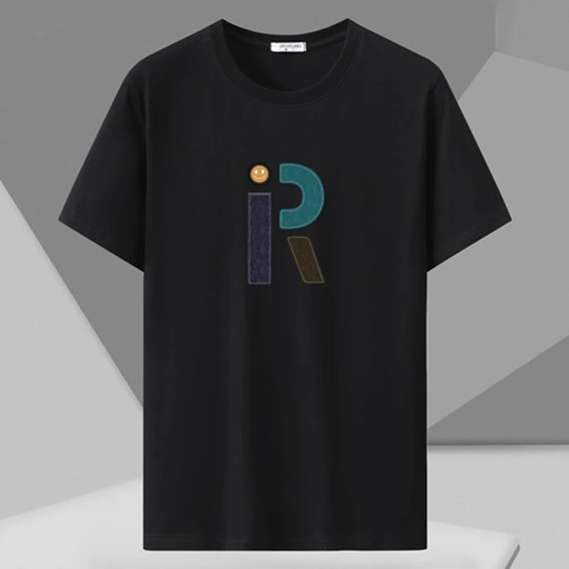 Men's Printed T-shirt Plus Size 110-180kg Loose Short Sleeve Tee Oversized Tops 5XL 6XL 7XL Big Size Men Clothing 티셔츠 Camiseta