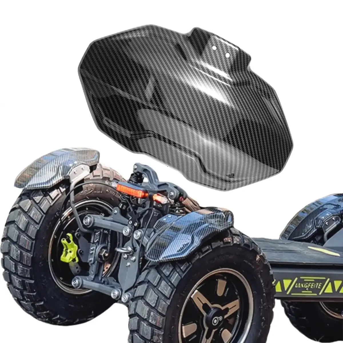 Langfeite Front Rear Mudguard for LANGFEITE GT3 GT4 GT4S Electric Scooter Fender Wheel Cover Tyre Wing Mud Guard Original Parts