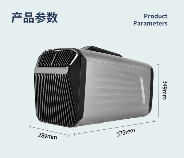 5200BTU Portable Air Conditioner, Suitable for RVs, Tents, Camping, Silent, Mobile Air Conditioning