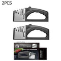 Kitchen Knife Sharpener 4 Segment Multifunctional Sharpening Tool Non-slip Portable Knife Sharpening Kitchen Gadgets Accessories