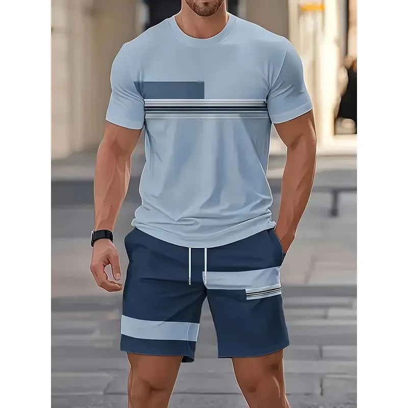 Men Short Sleeve T Shirt 3D Printed Breathable Casual Fashion Streetwear Outdoor Summer Clothing Top Tee For Male