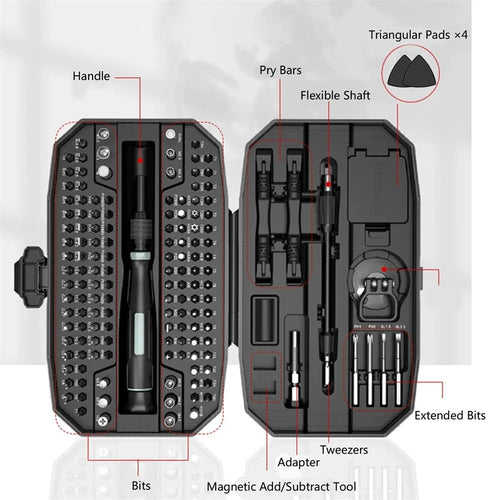 152 in 1 magnetic mini precision electric screwdriver Set Laptop Tool Kit Professional Computer Screwdriver Repair Screwdriver