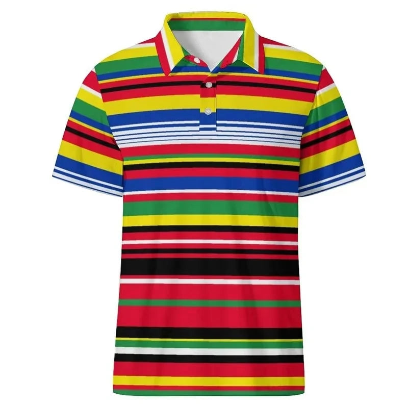 3D Printed Colorful Music Hawaiian Shirts For Men Cool 80s Patterns Blouse Summer Vacation Short Sleeves Tops Loose Shirts