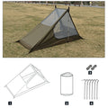Airy 1 Mesh Tent Trekking Pole Tent Lightweight Solo Tent Camping Tarp Tent Hiking backpacking Single One Person Tent Shelter