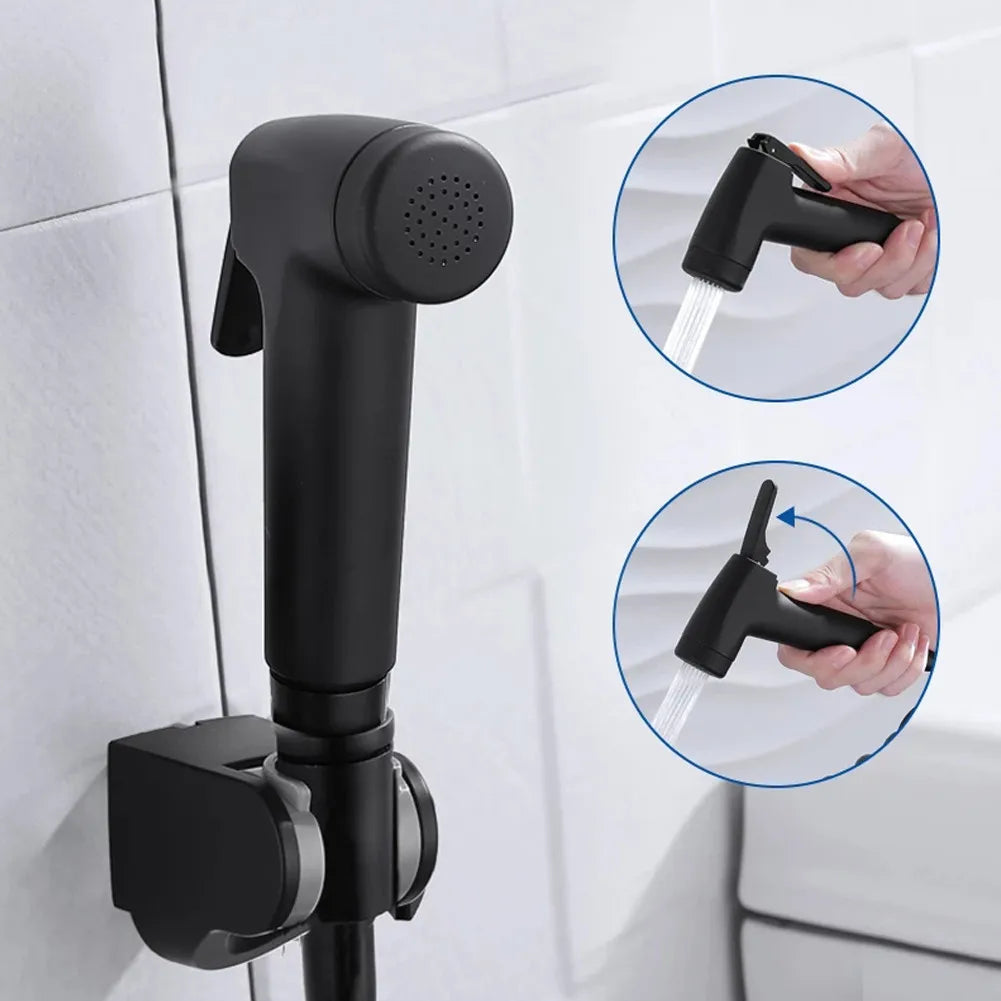 Toilet Douche Bidet Head Handheld Hose Spray Sanitary Shattaf Kit Shower Handheld Toilet Bidet Faucet Sprayer Shower Nozzle