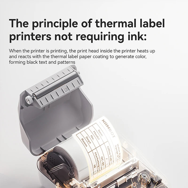 Niimbot B1/B1 Pro Inkless Label Printer Wireless Self-adhesive Label Maker DIY Price Tag Barcode Printing for Home Business