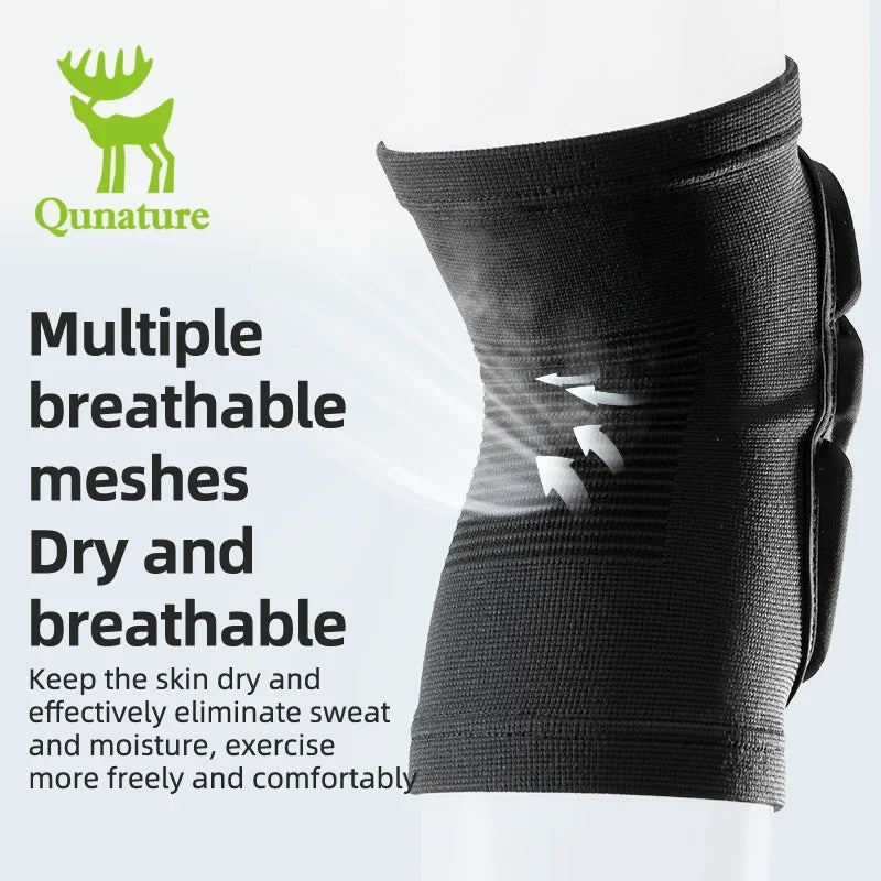 Qunature Sport Knee Pads Single Double Board Ski Knee Pads Protective Gear Knee Anti-fall Riding Outdoor  Legs Knee Pads