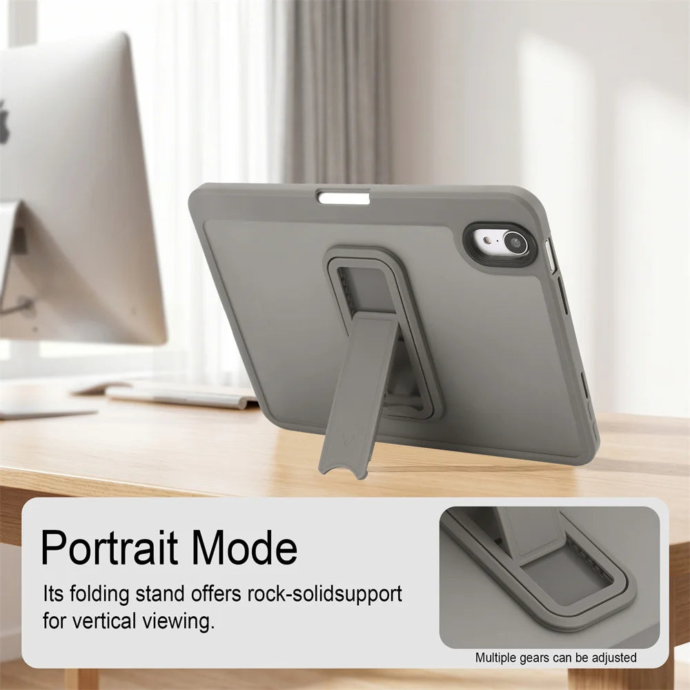 For iPad 12th A16 11th 10th 7th 8th 9th 10.2" 6th 5th 9.7" Air 4 5 Air 11 Pro11 Stand Case iPad Mini 7 6 5 4 Pencil Slot Cover