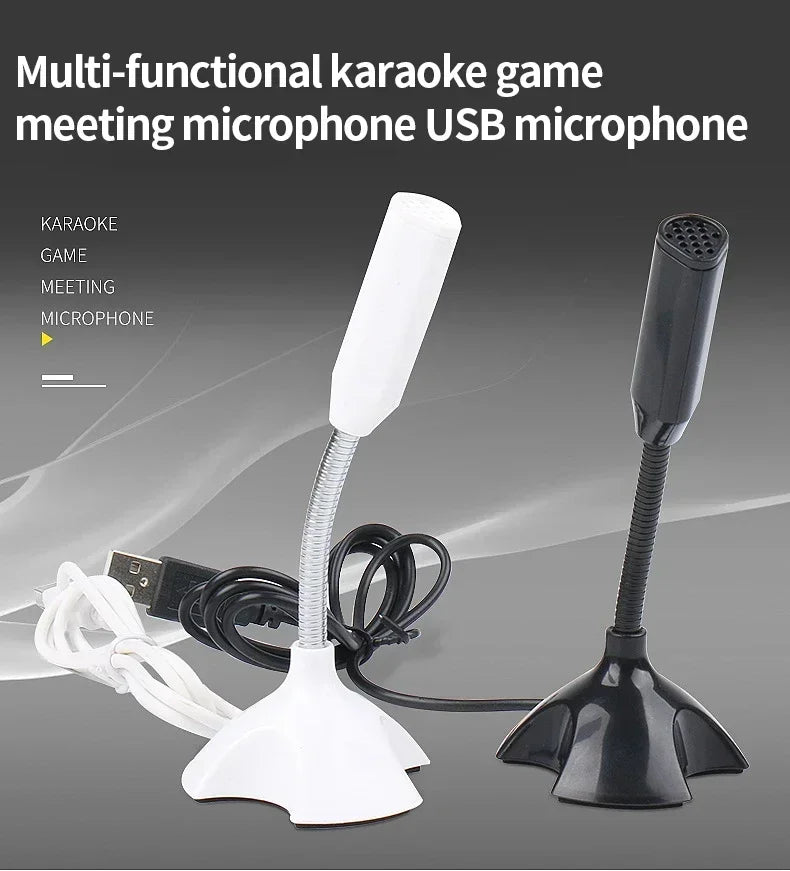 Professional USB Microphone Kit for Computer Laptop Adjustable Desktop Stand Gaming Mic for Streaming Podcast ASMR Discord Zoom