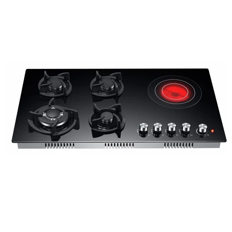 Jiaye OEM 60/90 cm  Ceramic Cooker Built in 4 Gas 1  burner Gas Hob