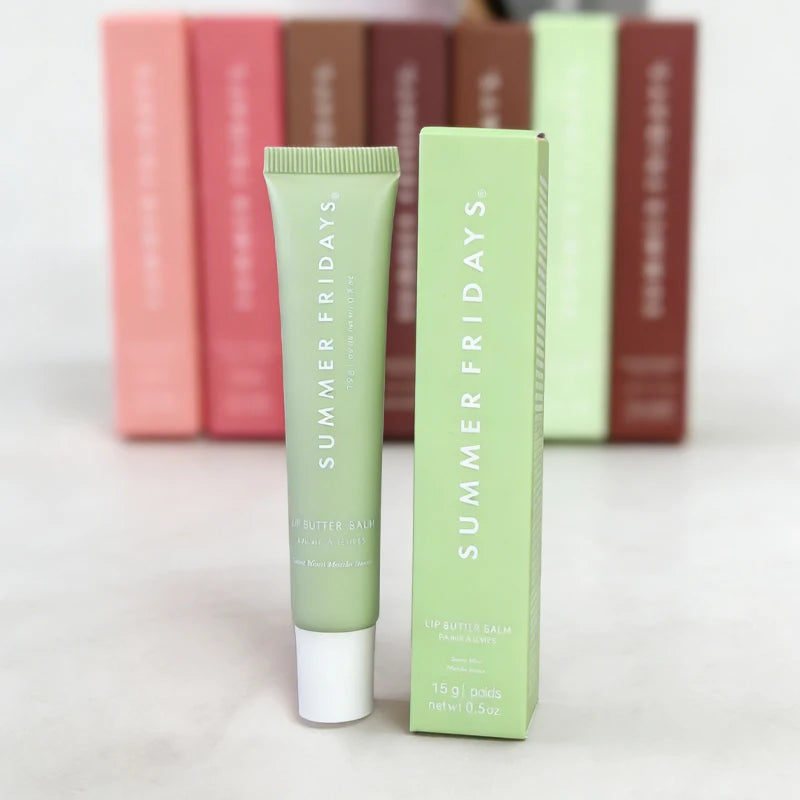Summer Friday's Long-lasting Moisturize Lip Oil Glaze Pink Sugar Vanilla Beige Birthday Cake Strawberry Soft Serv Gloss Lip Balm