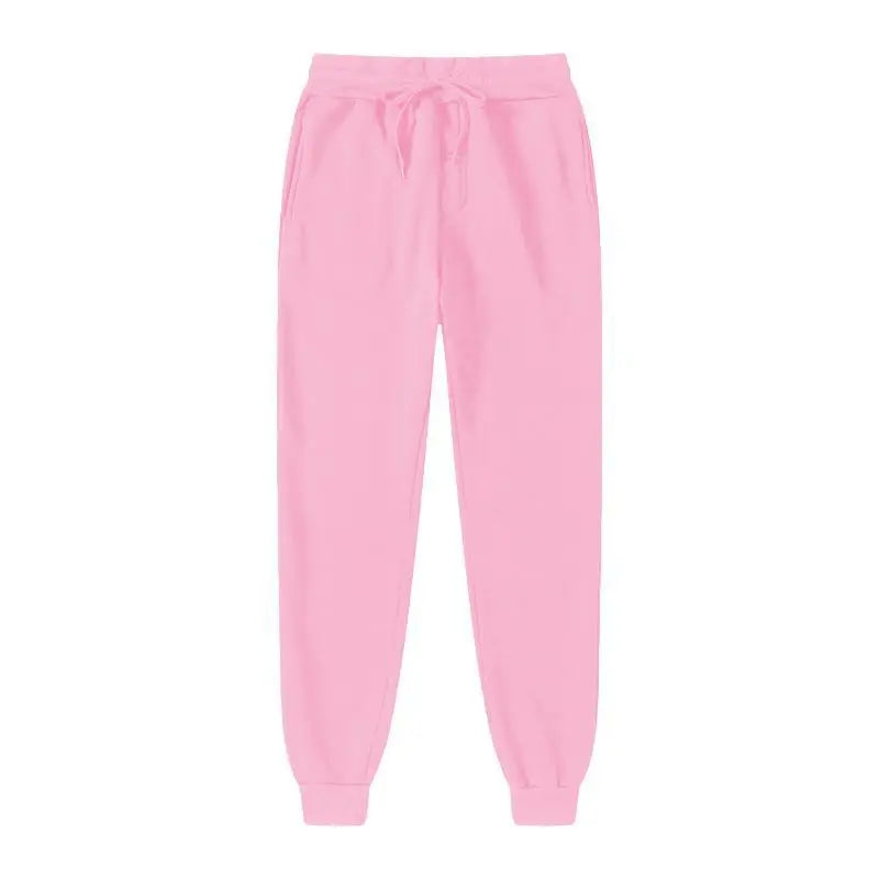 Sweatpants Spring Autumn Cotton Long Pants Jogger Trousers Casual Sports Men's and Women's Fitness Solid Jogging Pants 5 Colors