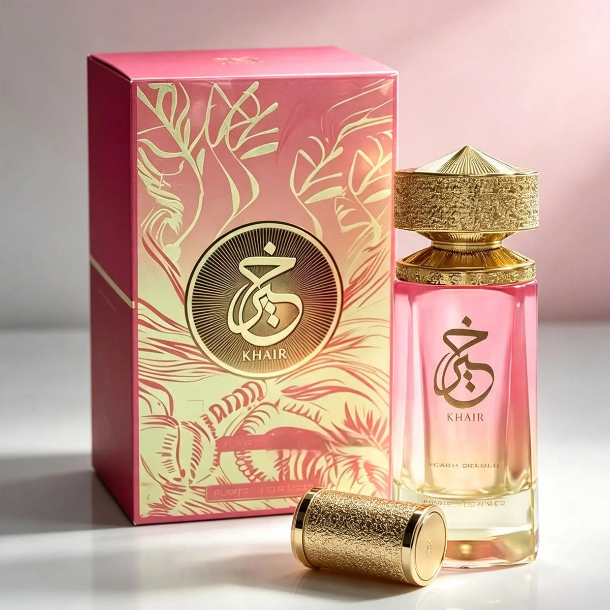 Khair - Peach Delulu By Paris Corner for Unisex 3.4 Oz EDP Spray Eau De Parfum Long Lasting Sweet Fragrance Women Perfume Pink Scent Gift for Ladies