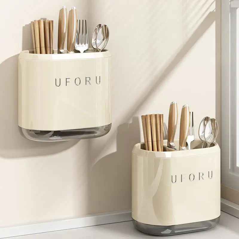 Kitchen Storage Box,Wall Space Utilization For Living Room. Wall-Mounted Chopstick Holder,Utensil Rack,Kitchenware Organizer,