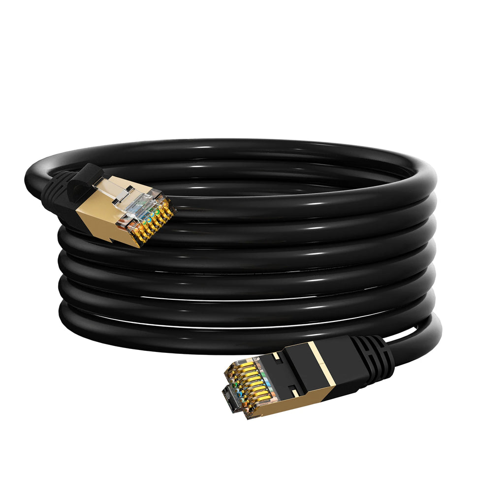 CAT 8 Ethernet Cable High Speed 0.3-30M 40Gbps 2000MHz Network Lan Cord RJ45 Shielded Indoor for Router PC PS5 Modem Xbox