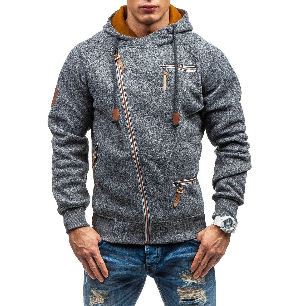 MRMT 2026 Brand New Men's Hoodies Sweatshirts Side Zipper Men Hoody Pullover For Male Cationic Floral Man Hoodie Sweatshirt