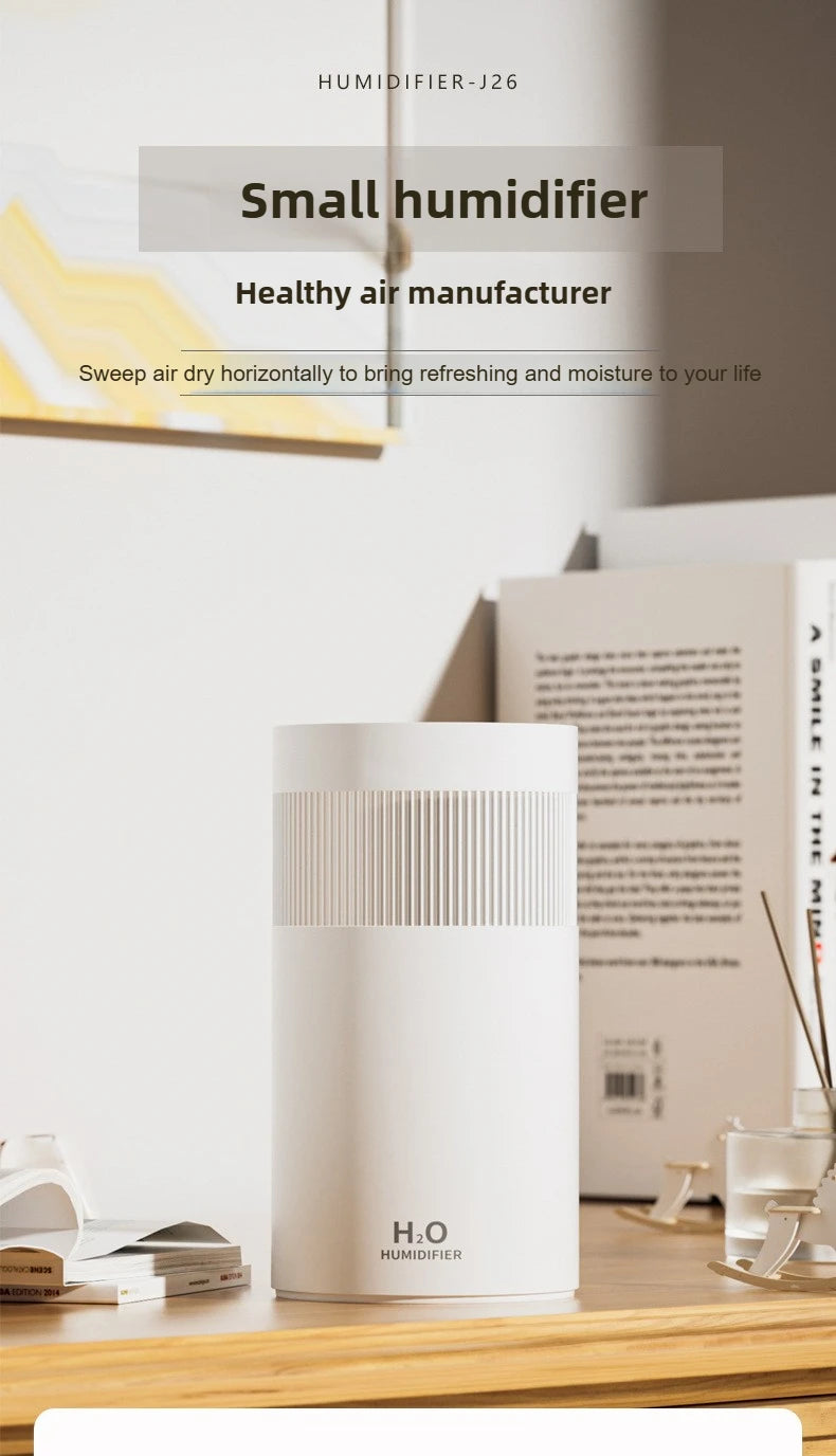 Mini 300ml Portable Air Humidifier USB Desktop Indoor Mute Air Atomization Humidifier Mist Maker Lights for Car Home Bedroom