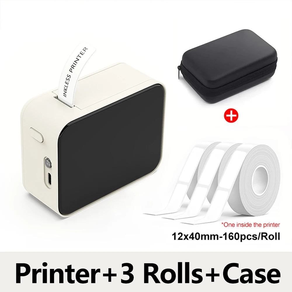 Marklife P15 Mini Label Printer Portable Thermal Printer Inkless Self-adhesive Paper Sticker Printing Machine Name Tag Labeller