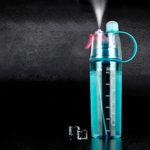 1 Pcs 600ml Water Bottle for Girls Outdoor Sport Fitness Cup Large Capacity Spray BPA Free Drinkware Travel