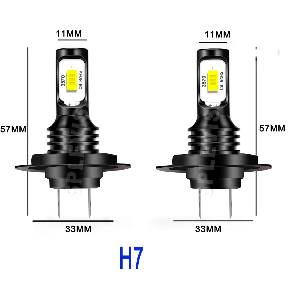 2x LED Car Light H7 Headlight Low Beam 70W White For Honda Civic FN2 2005 2006 2007 2008 2009 2010 2011 2012 2013 2014 2015 2016