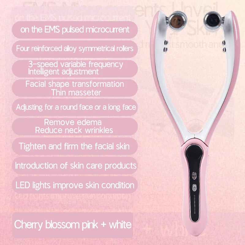 Facial beauty device Facial Massager Y Facial Lift Massager Chin Lifter Home beauty device Micro Electric Roller