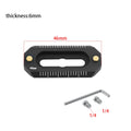 Mini NATO Rail Camera Anti-Off Quick Release NATO Rail Thickness 6mm Length 48 78mm for FX3/FX30  camera NATO Handle Camera Cage