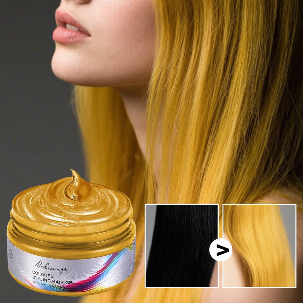 Disposable Hair Dye, Easy to Color, Easy to Clean, Instant Coloring, Creating colorful and Fashionable Hairstyles