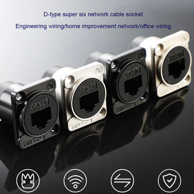 D-type Multifunctional Data Module 86 Panel audio video socket XLR VGA BNC RJ45 RJ11 Jack 3.5/6.35 RCA USB3.0 TypeC Connector