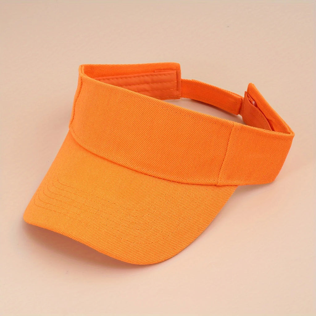 new solid color hollow top hat adjustable duck tongue hat sun hat summer men women suitable for sports riding daily out running