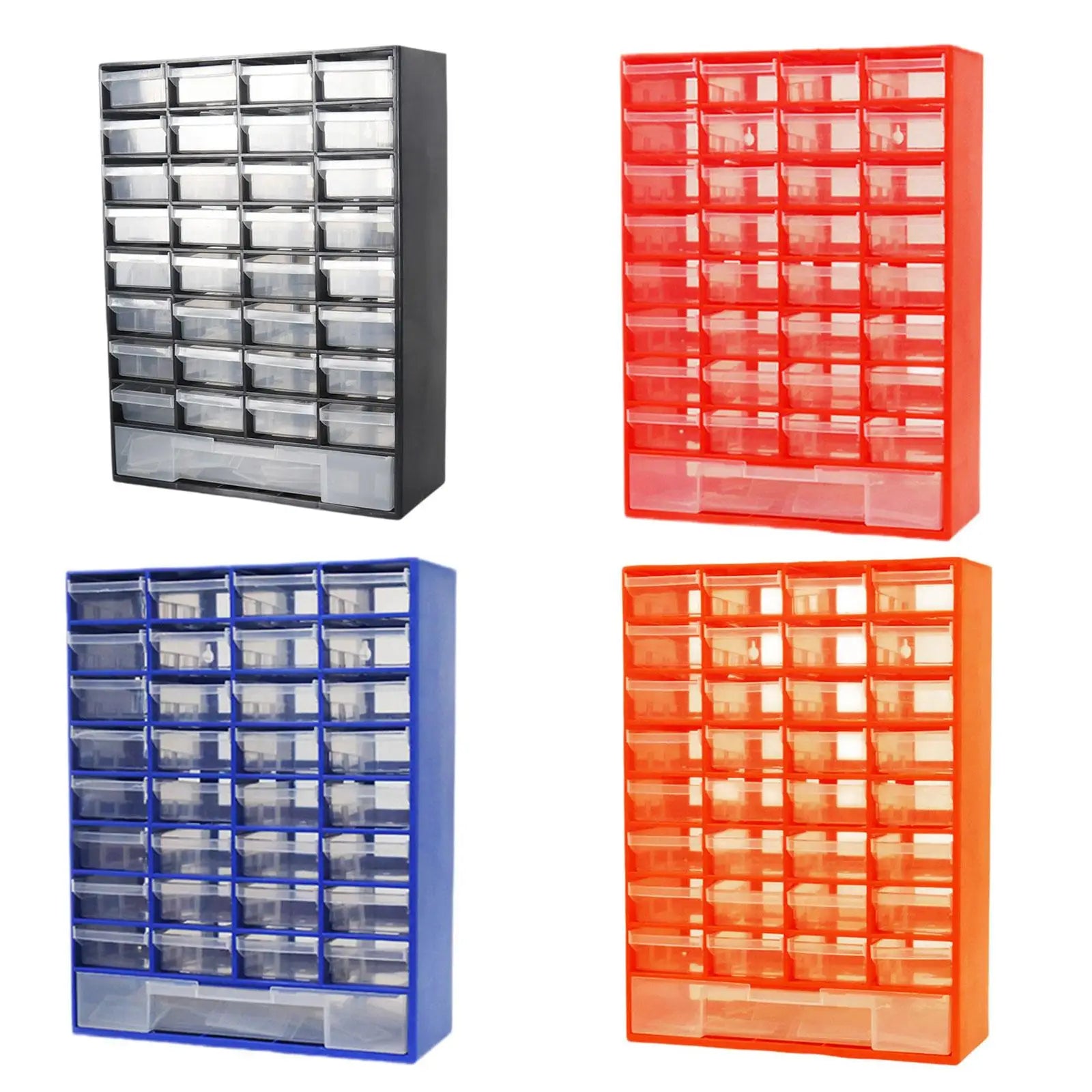 Drawer Storage Cabinet Organizer, Tool Box Container Garage Organization for Parts Hardware Nuts Screws Beads Garage