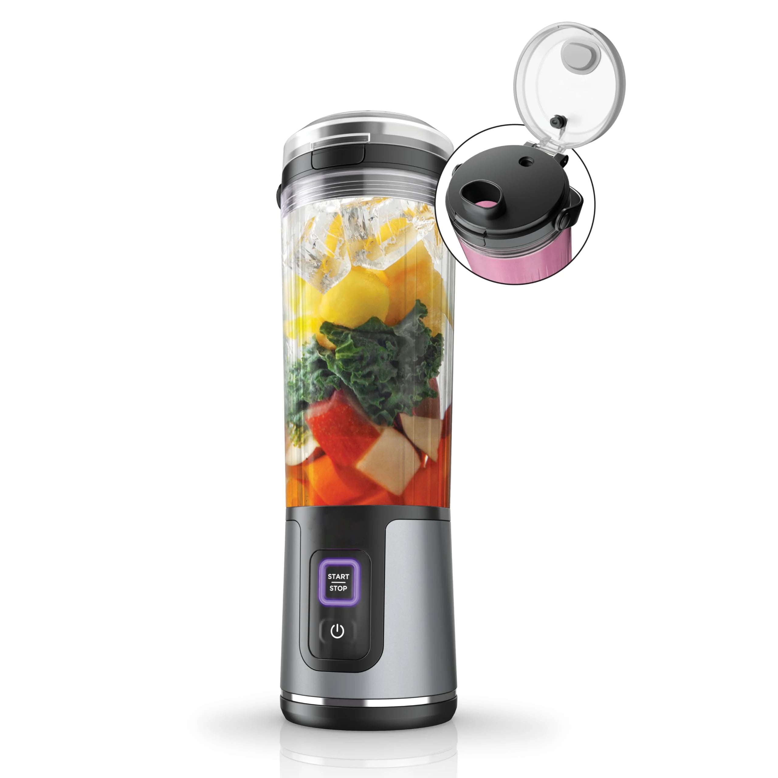 Blender Cup for Ninja Blast BC151BK /BC100 Series Portable Blender For Shakes and Smoothies BPA Free Leakproof-Lid and Sip Spout
