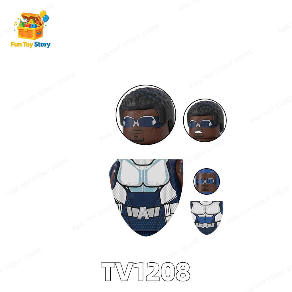 TV6224 TV Watchdog Series, Assembled Building Blocks, Human Toys, Collected by Film and Television Enthusiasts, Gifts for People