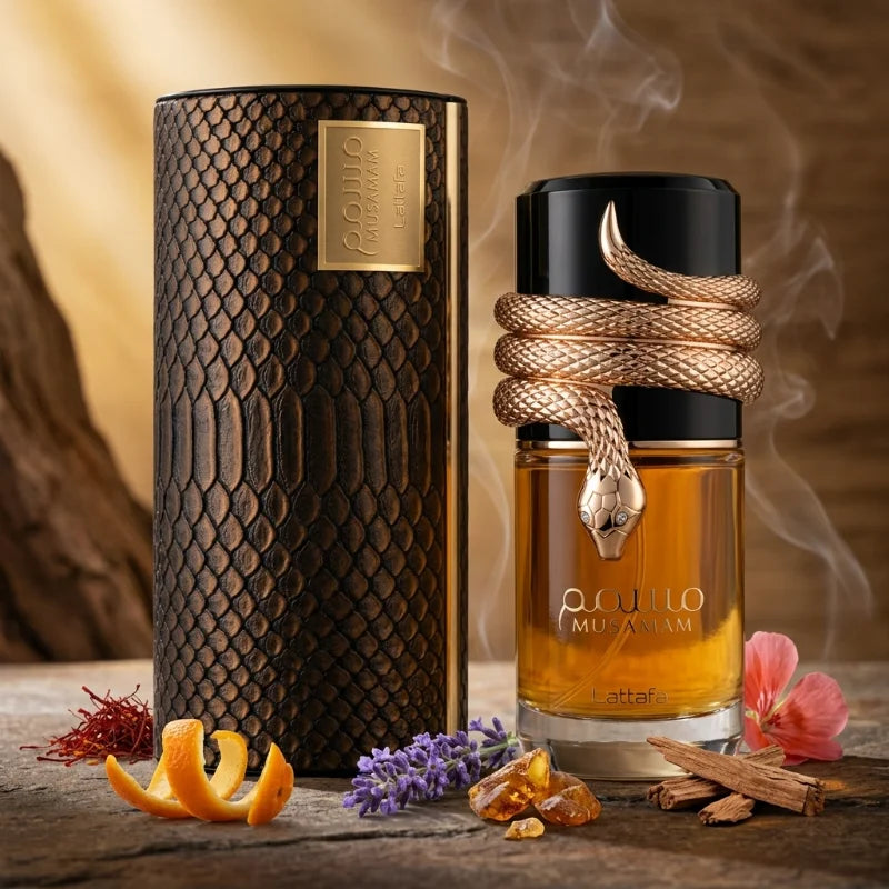 100ml Eau De Parfum Men's Fragrance Woody Aromatic Saffron Lavender Cedar Amberwood Incense Tonka Bean Sandalwood Long Lasting